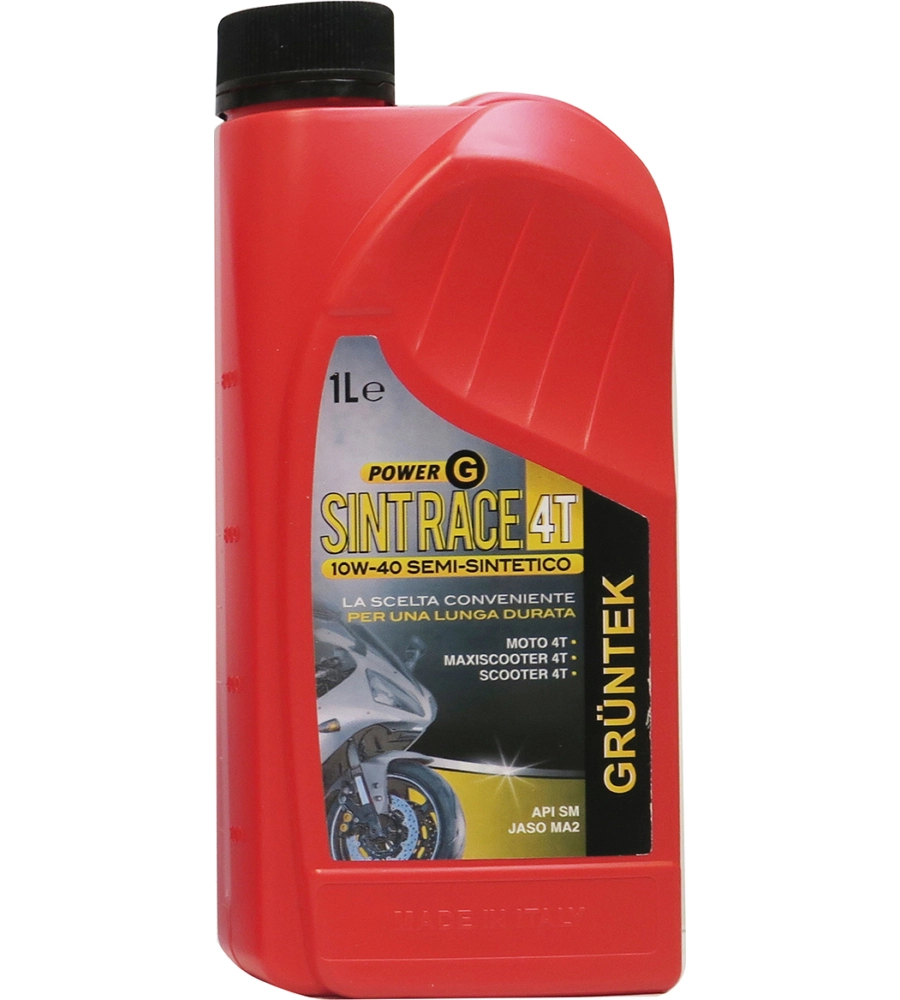 Olio sint race 4t 1l lubrificante semi-sintetico moto e scooter